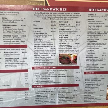 Papa Duke's Deli & Grill - Menu - Delis Near Me - Poway, California
