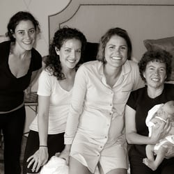 Lara Pujdak - Lara is on my left. Loved my birth team!