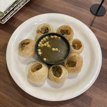 Charcol Indian Kitchen - Pani Poori (6pcs) - Indian Near Me - Huntington Beach, California