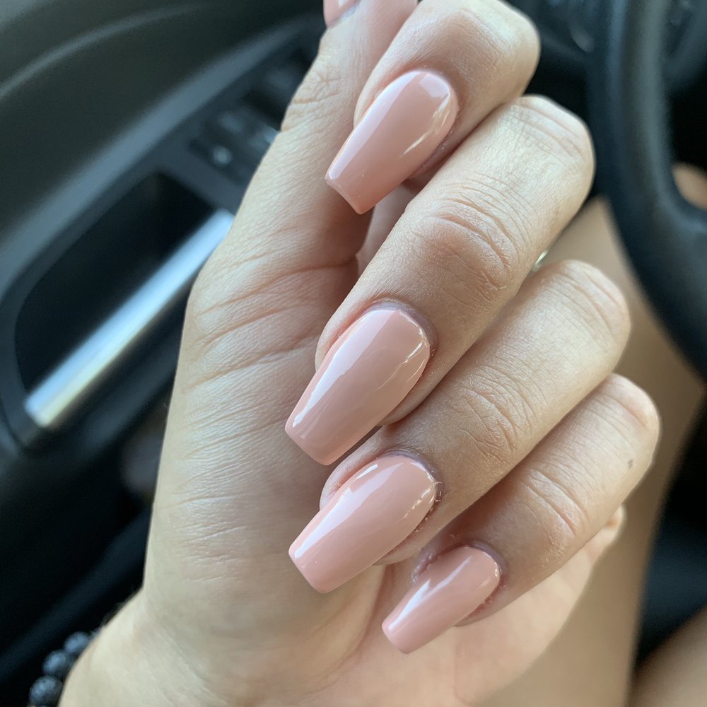ChaNails Spa - Nude acrylics - Nail Salons Near Me - Morgan Hill, California