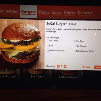 Snacks At The Bellagio - Food choices set up digitally. Pretty convenient. - Cafes Near Me - Las Vegas, Nevada