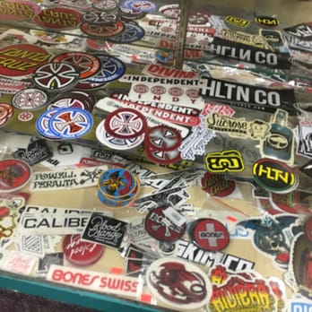 Surf & Skate - Stickers galore - Skate Shops Near Me - Citrus Heights, California