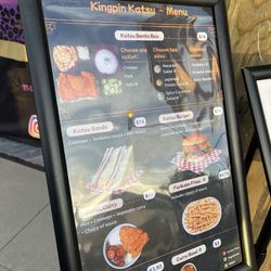 Kingpin Katsu - Menu