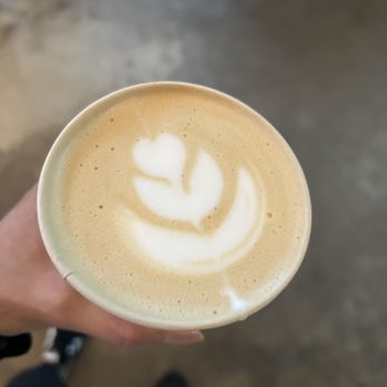 Dollop Coffee - oatmilk latte - Cafes Near Me - Chicago, Illinois