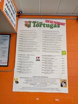 Menu photo 8 Las Tortas Perronas Houston, TX
