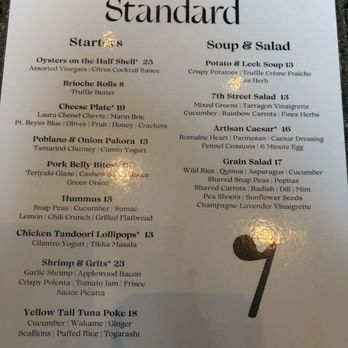 The 7th Street Standard - Menu - Cocktail Bars Near Me - Sacramento, California The 7th Street Standard - Menu - Cocktail Bars Near Me - Sacramento, California