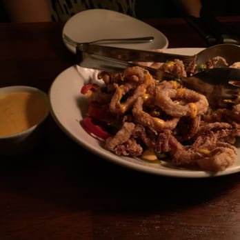 Metropolitan Grill - Calamari with aoili - American Near Me - Seattle, Washington Metropolitan Grill - Calamari with aoili - American Near Me - Seattle, Washington