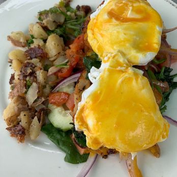 Sage Social Eatery - Egg Florentine Benny - Latin American Near Me - Covina, California Sage Social Eatery - Egg Florentine Benny - Latin American Near Me - Covina, California