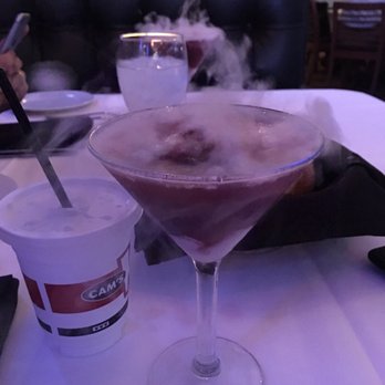 Ocean Prime - Berries and Bubbles cocktail - Seafood Near Me - Tampa, Florida