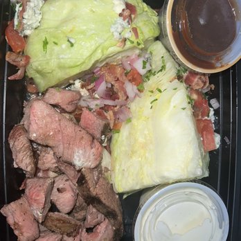 BJ's Restaurant & Brewhouse - Tri-tip Wedge Salad - New American Near Me - Shenandoah, Texas BJ's Restaurant & Brewhouse - Tri-tip Wedge Salad - New American Near Me - Shenandoah, Texas