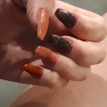 Hi-Tech Nails & Spa By NC - Fall set - Nail Salons Near Me - Turlock, California Hi-Tech Nails & Spa By NC - Fall set - Nail Salons Near Me - Turlock, California