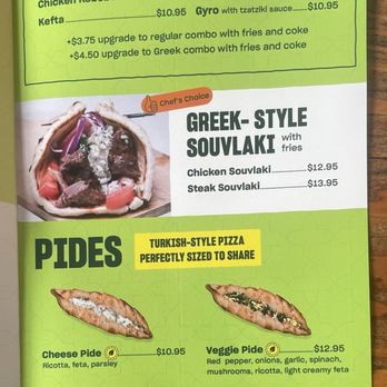 Middleterranean - Menu 5/3/2025 - Middle Eastern Near Me - Addison, Illinois