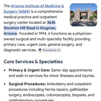 Aims Physicians & Surgeons - There web page - Family Practice Near Me - Kingman, Arizona Aims Physicians & Surgeons - There web page - Family Practice Near Me - Kingman, Arizona