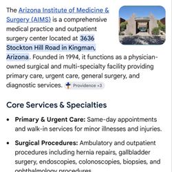Aims Physicians & Surgeons - There web page