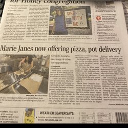 Marie Janes Cannabis Connection - The first ever cannabis retailer to add pizza to its menu and deliver to customers.