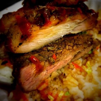 G's Bento - Chicken and steak combo over white rice - Salad Near Me - Medford, Oregon G's Bento - Chicken and steak combo over white rice - Salad Near Me - Medford, Oregon