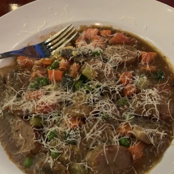 La Collina Italian Restaurant - Sausage and vegetables and the brown sauce - Italian Near Me - Millbrae, California La Collina Italian Restaurant - Sausage and vegetables and the brown sauce - Italian Near Me - Millbrae, California