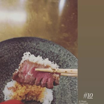 Tsukimi - Waygu rice with horseradish - Japanese Near Me - New York, New York