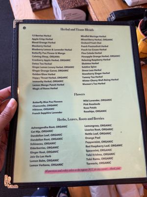 Menu photo 5 The Coffee & Tea Exchange Chicago, IL Menu photo 5 The Coffee & Tea Exchange Chicago, IL