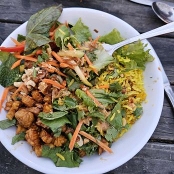 Hip Vegan - The Tiger Bowl, loaded with flavor and texture. - Vegan Near Me - Ojai, California Hip Vegan - The Tiger Bowl, loaded with flavor and texture. - Vegan Near Me - Ojai, California