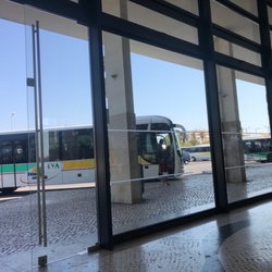 Albufeira Bus Station - View from inside terminal