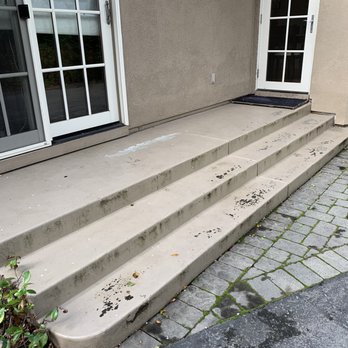 Boomerang - Before photo of back entrance. - Masonry/Concrete Near Me