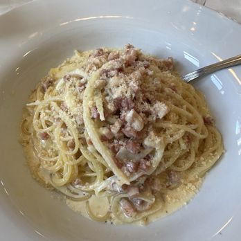 Osteria Romantica - Spaghetti carbonara - Italian Near Me - La Jolla, California