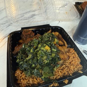 Ruth's Buka - Jollof, plantain and beef - African Near Me - Oakland, California