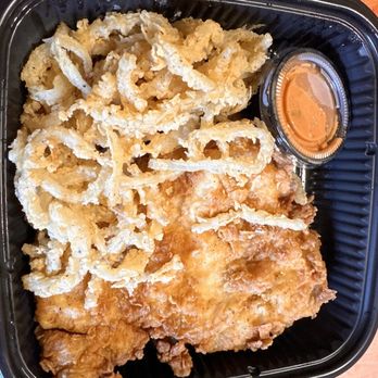 Saltgrass Steak House - Chicken fried chicken and fried onions - Steakhouses Near Me - The Colony, Texas Saltgrass Steak House - Chicken fried chicken and fried onions - Steakhouses Near Me - The Colony, Texas
