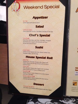 Menu photo 7 Sake Sushi Vaughan, ON Menu photo 7 Sake Sushi Vaughan, ON