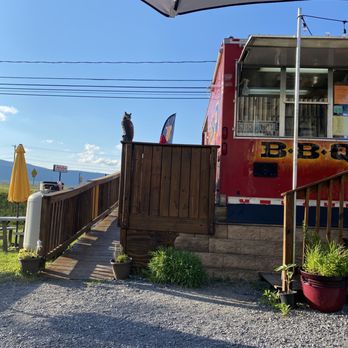 Triple Crown BBQ - View from our picnic table. - Barbeque Near Me - Luray, Virginia