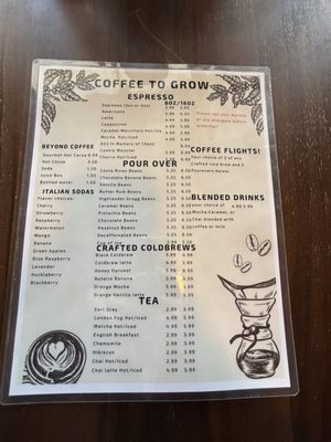Menu photo 2 Coffee to Grow Mount Jackson, VA Menu photo 2 Coffee to Grow Mount Jackson, VA