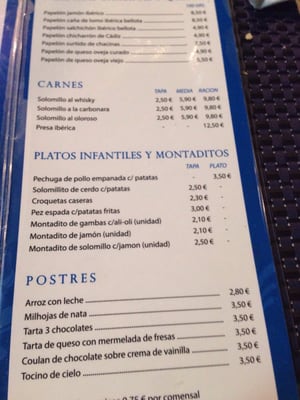 Menu photo 1 El Picoteo del Aljarafe Gines, SE