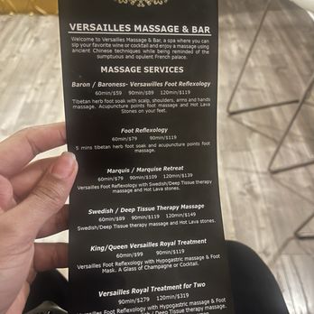 Versailles Massage & Bar - Massage Therapy Near Me - Chicago, Illinois
