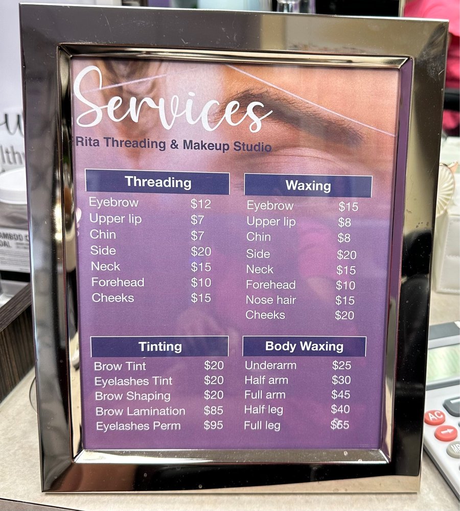 Rita Threading & Makeup Studio Logo