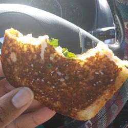 T’s Tiny Farm Food Truck - Best Grilled Cheese I've had from a restaurant!!! Buttery, cheesy with fresh basil and tomato!!! Just wonderful