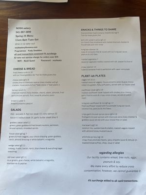 Menu photo 6 Nosh Eatery Florence, OR