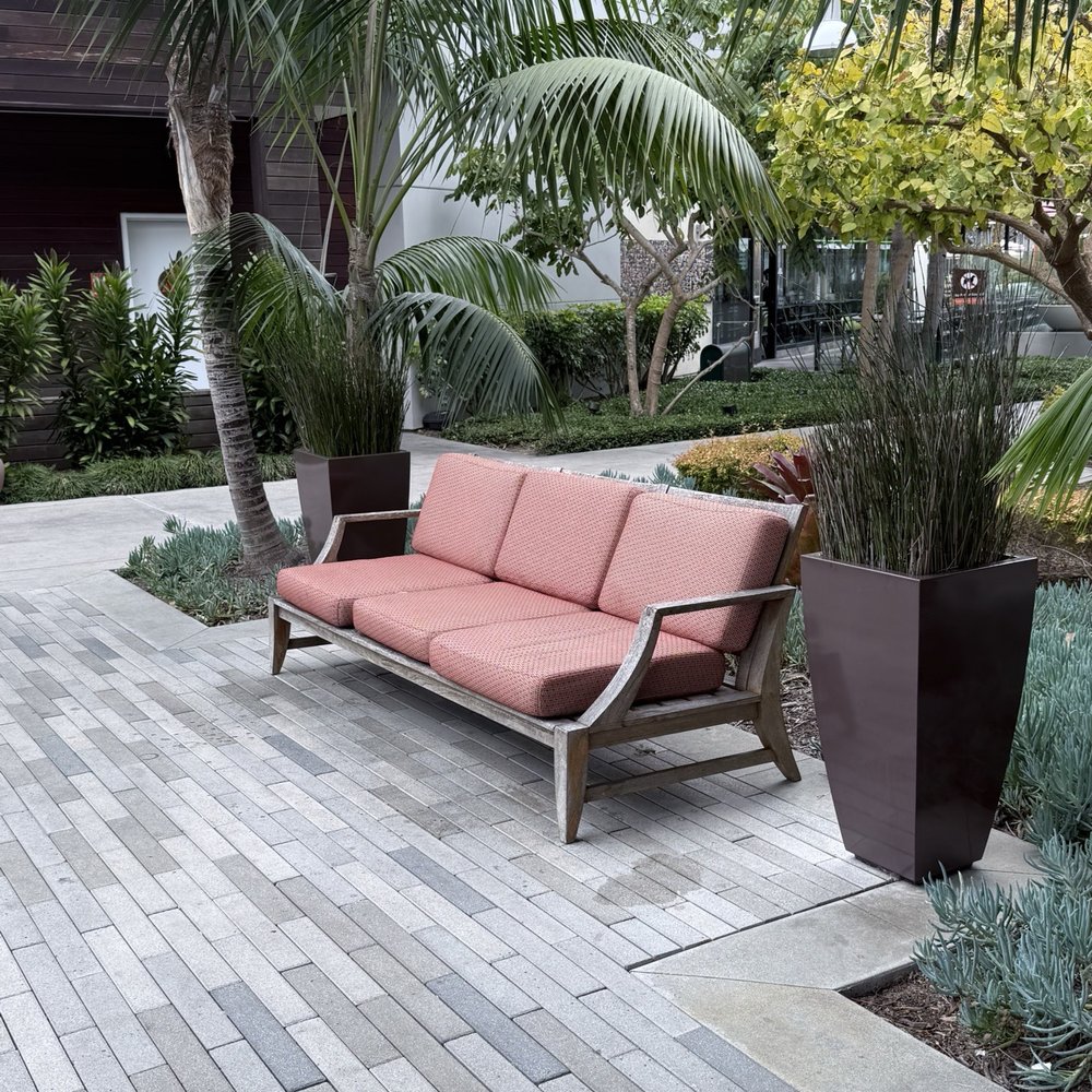 More comfortable outdoor seating More comfortable outdoor seating