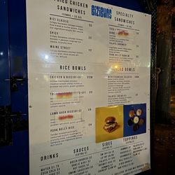 BiziBuns - Menu late 2025