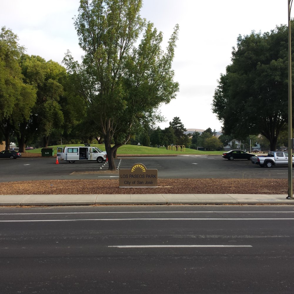 Los Paseos Park - Santa Teresa Blvd entrance & P-Lot - Playgrounds Near Me - San Jose, California Los Paseos Park - Santa Teresa Blvd entrance & P-Lot - Playgrounds Near Me - San Jose, California