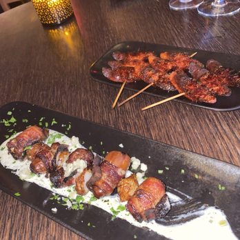Amada - Bacon wrapped dates & chorizo - Tapas Bars Near Me - Atlantic City, New Jersey