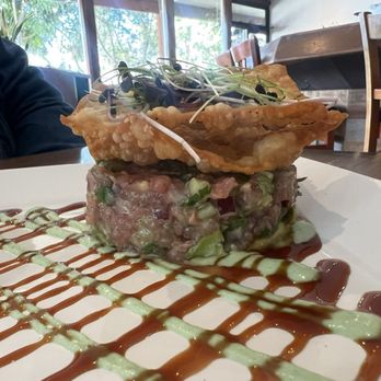 Zookers Restaurant - Tuna tartare with barley any vessels to eat it with - American Near Me - Carpinteria, California Zookers Restaurant - Tuna tartare with barley any vessels to eat it with - American Near Me - Carpinteria, California