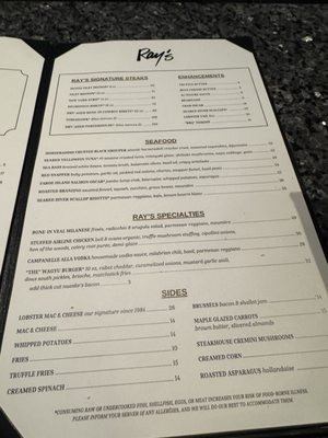 Menu photo 5 Ray's On the River Sandy Springs, GA