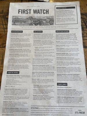 Menu photo 5 First Watch San Antonio, TX