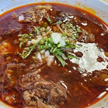 Gonzalez's Restaurant - Close up birria consume - Mexican Near Me - Orange, California