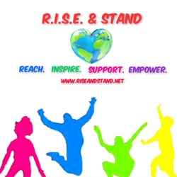 R.i.s.e. & Stand Inc - R.I.S.E. & STAND Logo banner
