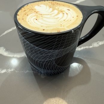 Interlude Coffee - The orange syrup latte.  Ode to Whittier? - Coffee & Tea Near Me - Whittier, California