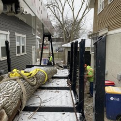 Midwest Tree Service - Storm tree removal job.