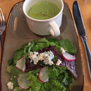 Celilo Restaurant & Bar - Asparagus soup and seasonal salad - New American Near Me - Hood River, Oregon Celilo Restaurant & Bar - Asparagus soup and seasonal salad - New American Near Me - Hood River, Oregon
