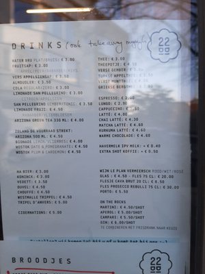 Menu photo 4 22b Antwerp, VAN